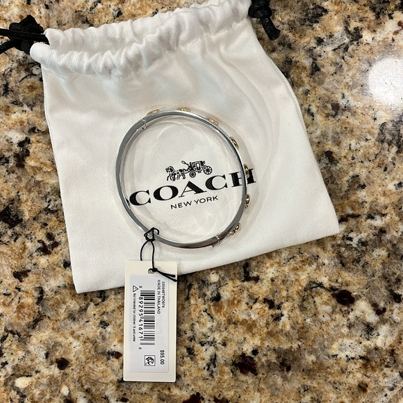 Coach signature hinged bangle - Picture 2 of 4